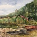 Пример работы акварелью №4